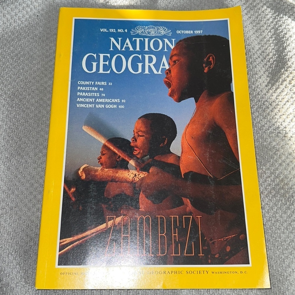 National Geographic vintage magazine